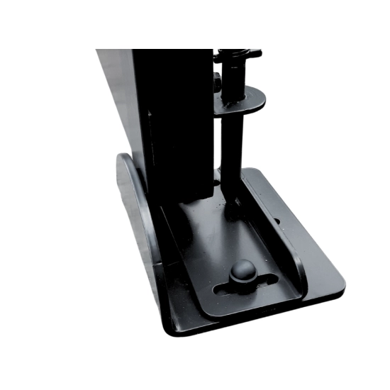 Stoper do bramy regulowany pod zasuwę H-65mm RAL9005